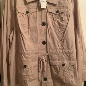 Lane Bryant Tan Safari Jacket